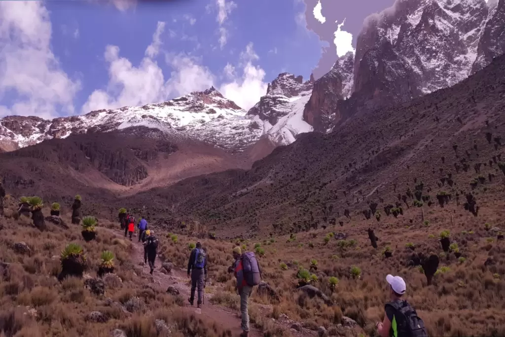 Wild Eagle Trails, Luxury Tours  6 Days Mount Kenya Climb Sirimon Naro Moru Route